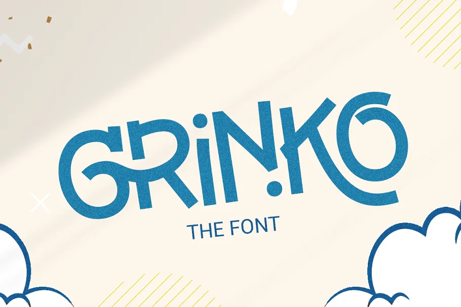 Grinko Font font preview 1