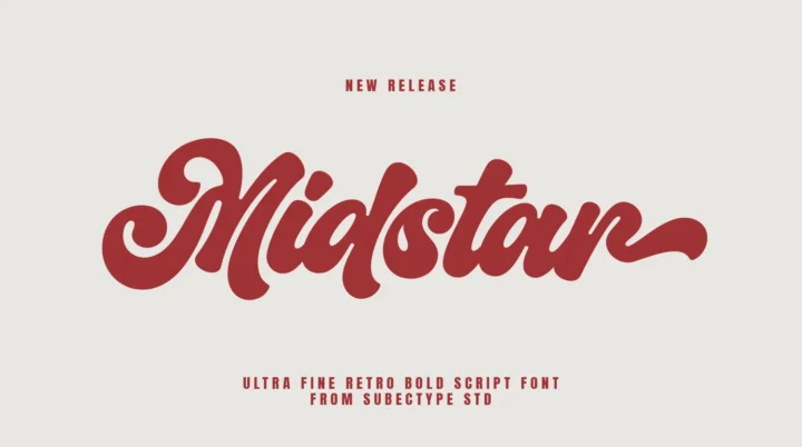 Midstar Font font preview