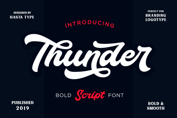 Thunder Script Font