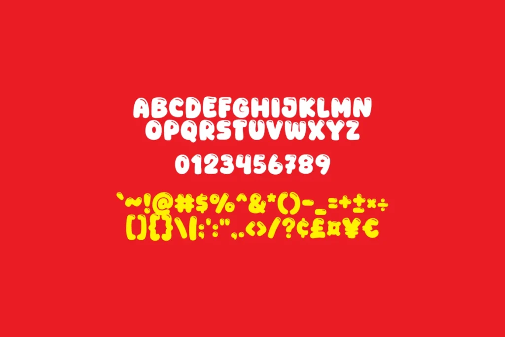 Spicy Sale Font font preview 3