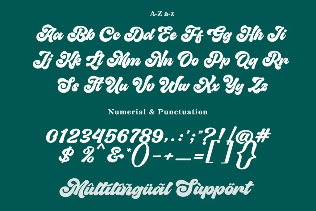 Midstar Font font preview 3