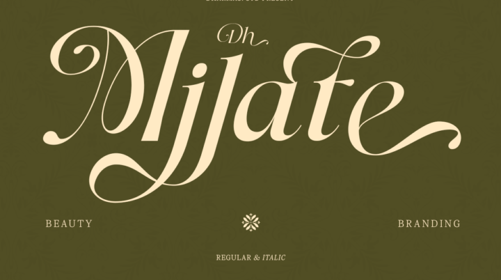 Dh Milate Font font preview