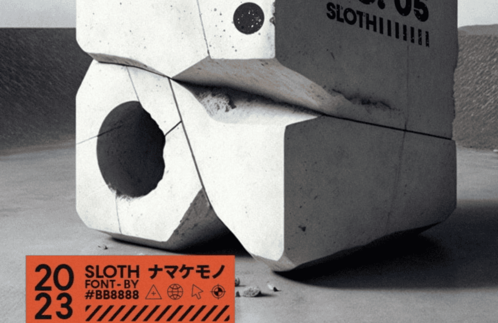 Sloth Font Family font preview 2