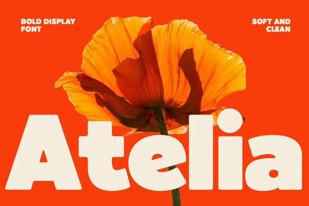 Atelia font preview