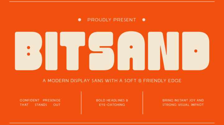 Bitsand Font font preview