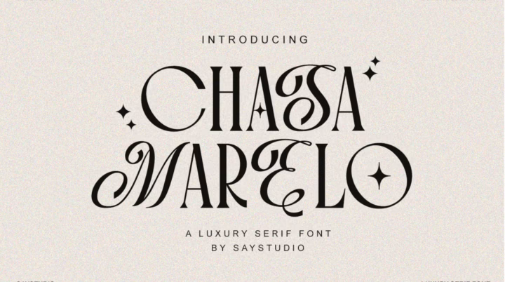 Chasa Morelo Font font preview