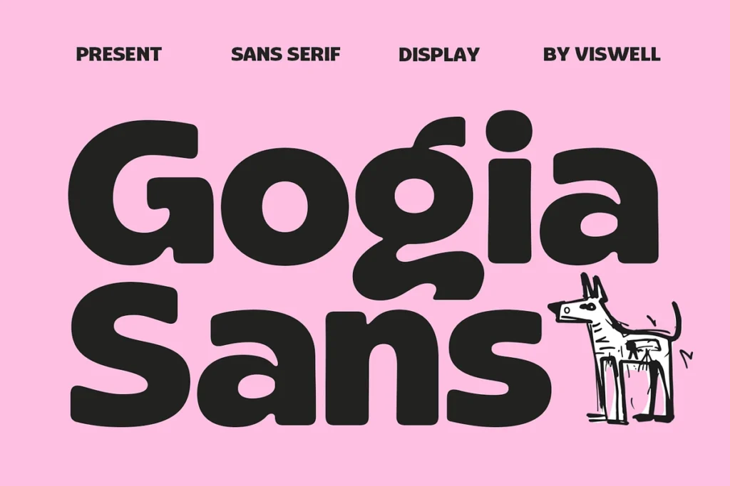 Gogia Sans font preview