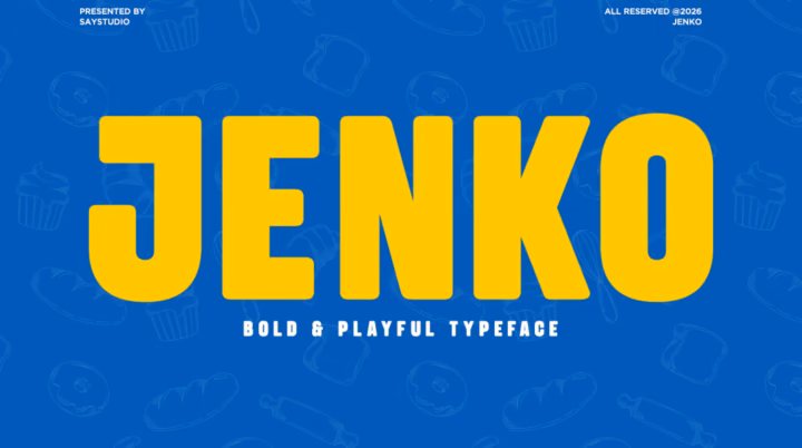 Jenko Font font preview