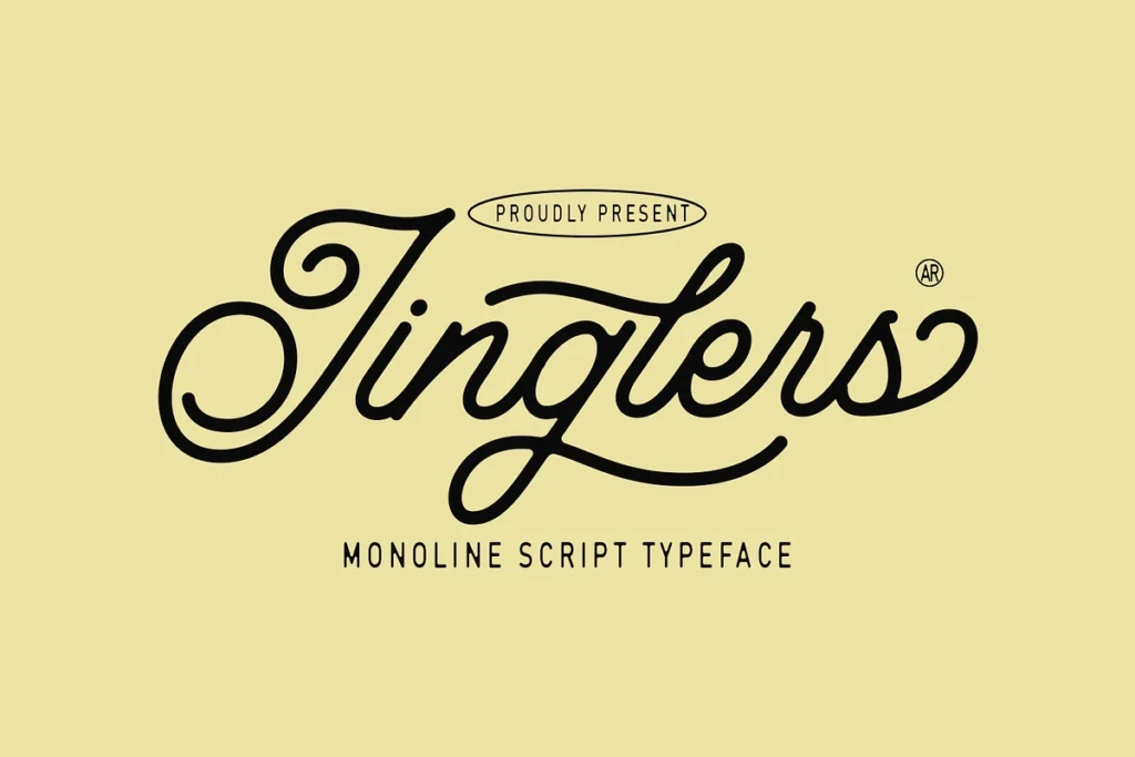 Jinglers font preview