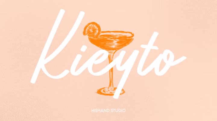 Kieyto Font font preview