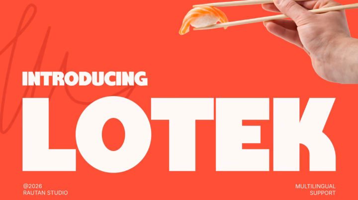 Lotek Font font preview