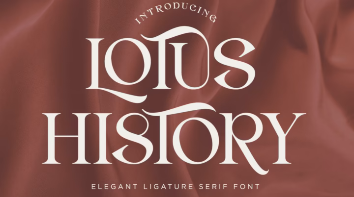 Lotus History Font font preview