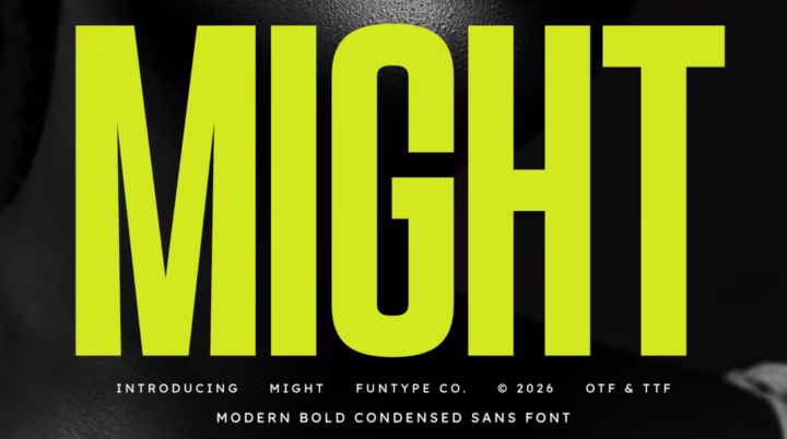 Might Font font preview