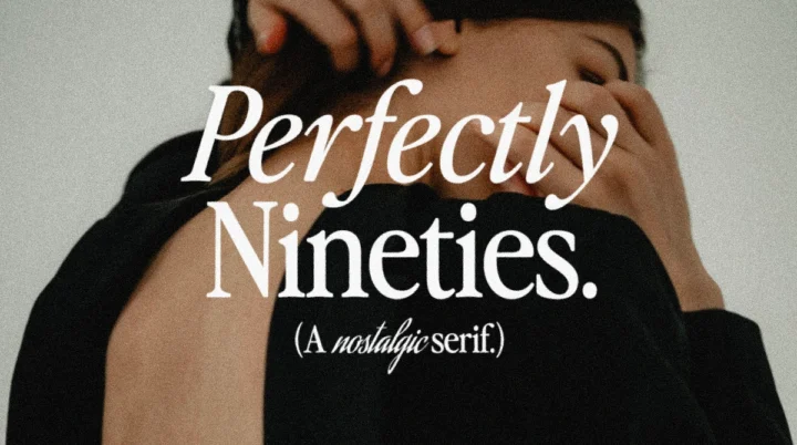 Perfectly Nineties font preview
