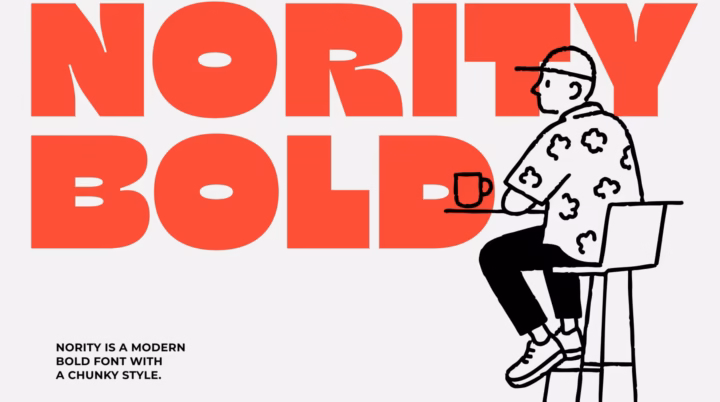 Nority Bold Font font preview