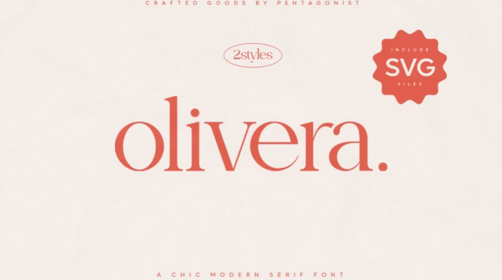 Olivera Font font preview