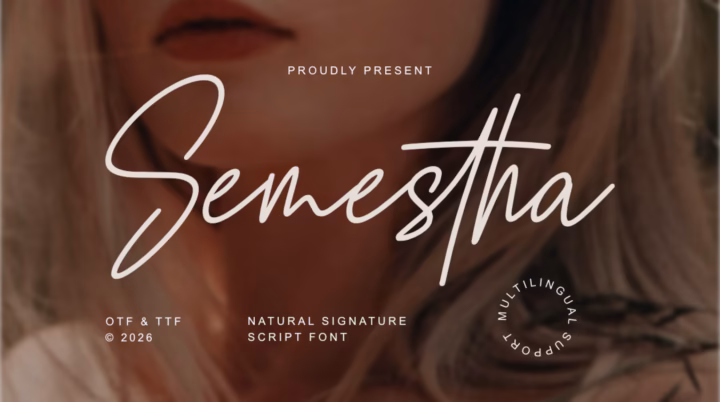 Samestha Font font preview
