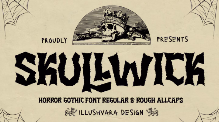 Skullwick Font font preview