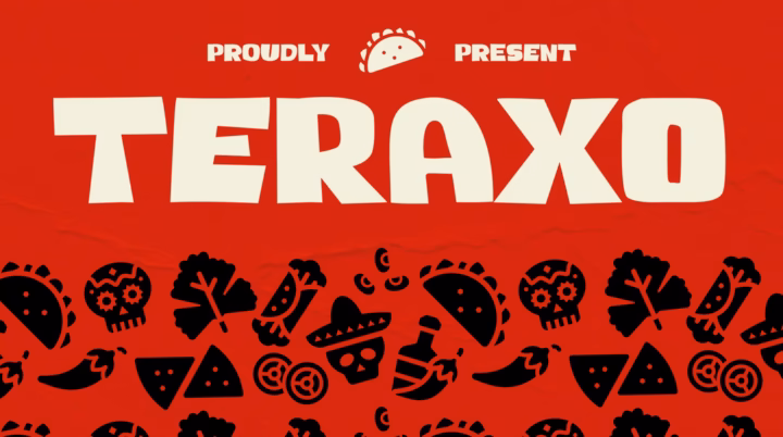 Teraxo Font font preview