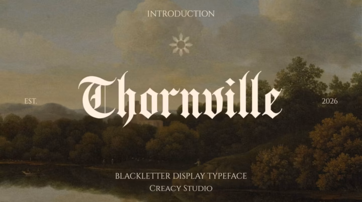 Thornville Font font preview